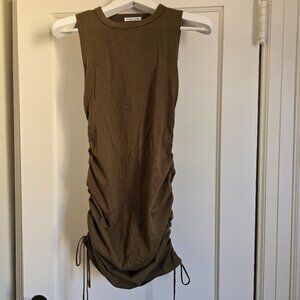 Cotton Citizen Rouched Sleeveless Midi Dress